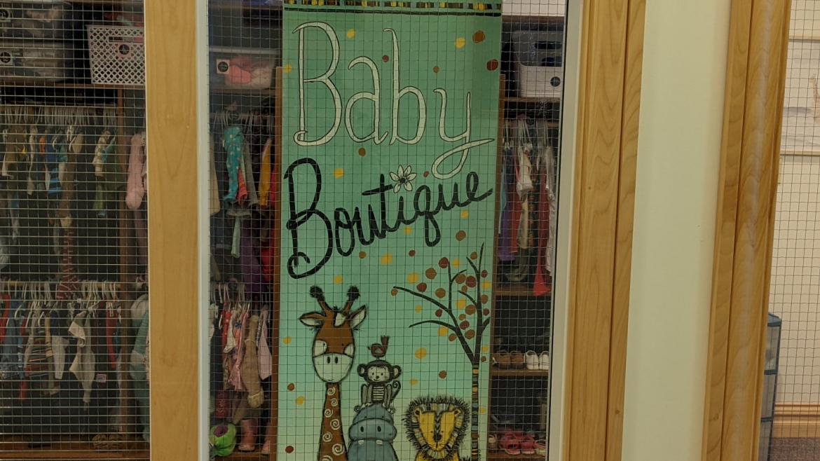 Baby Boutique open Tuesdays and Thursdays 11-1!
