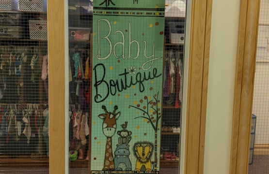 Baby Boutique open Tuesdays and Thursdays 11-1!